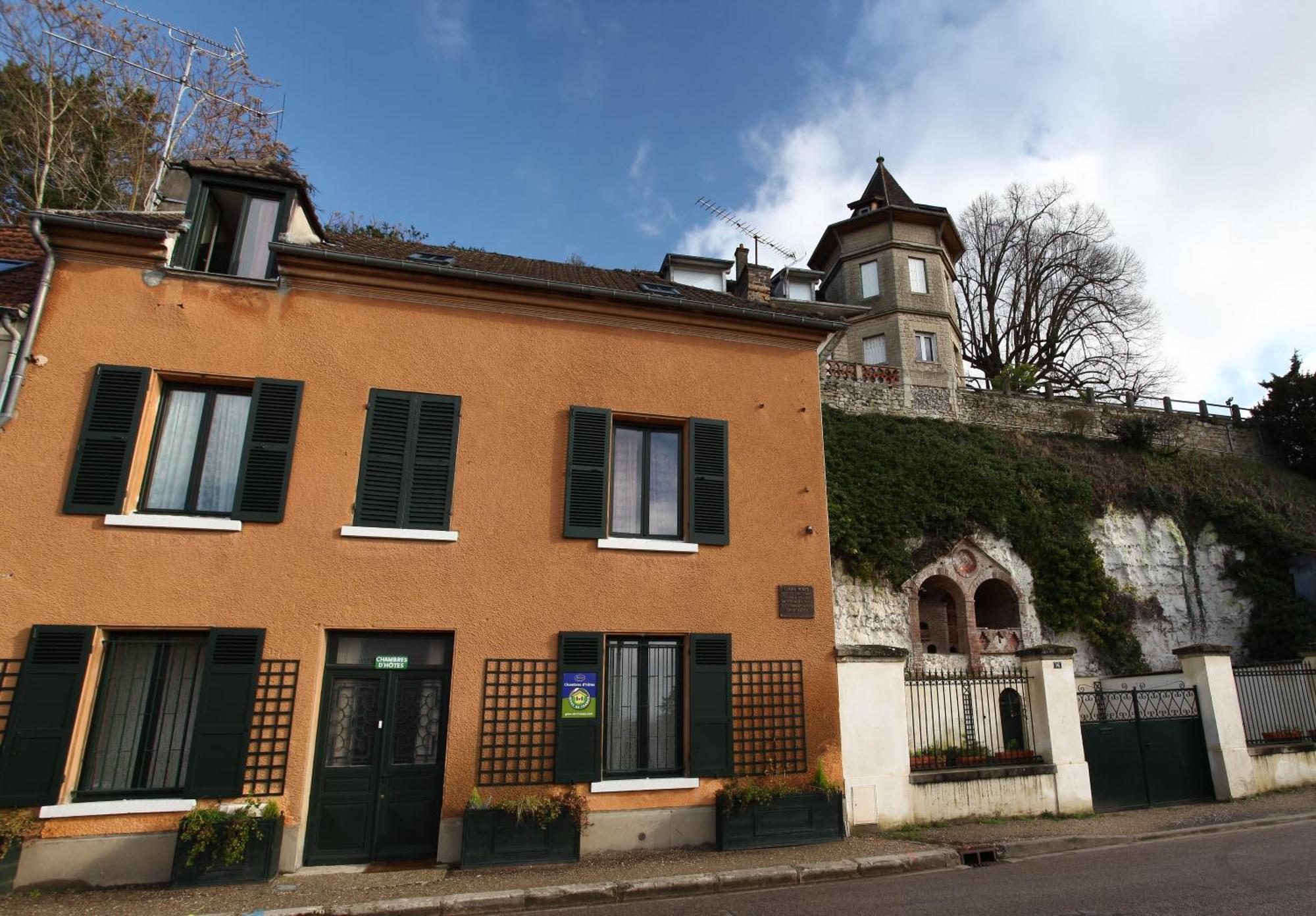 Maison Ou Claude Monet Vecut A Vetheuil Panzió Kültér fotó